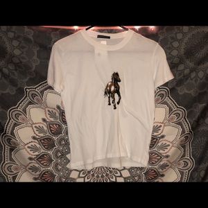 BNWT brandy horse embroidered shirt